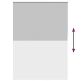 Roleta okienna zaciemniająca szara 160 x 230 cm