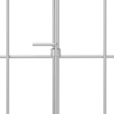 Ogrodzenie z palikami 12 szt. 35 x 30 cm Stal ocynkowana