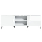 vidaXL Szafka pod TV, wysoki połysk, biała, 150x30x50 cm model standard