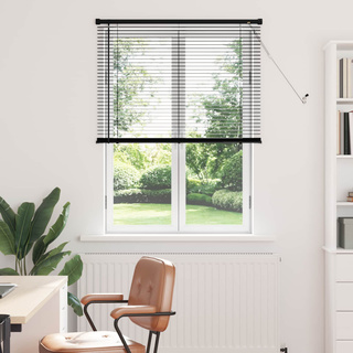 Żaluzja wenecka Czarny 150 x 100 cm 25 mm PVC