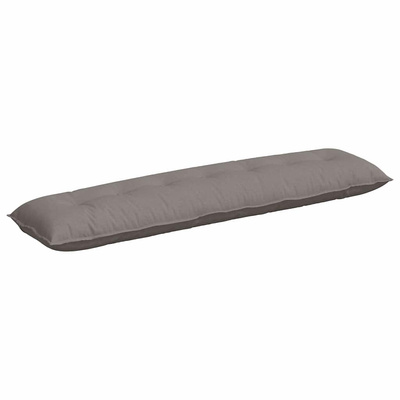 Poduszka na plecy Ciemnoszary 200 x 19 x 50 cm tkanina
