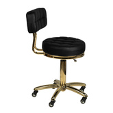 Taboret kosmetyczny Gold AM-961 czarny 131989