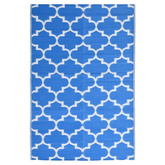 vidaXL Dywan zewnętrzny, niebieski, 160 x 230 cm, PP