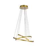 Lampa wisząca LED 60W 50cm złota LUNE 33-76397