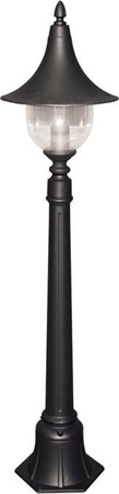 Niska zewnętrzna lampa stojąca K-8134 czarna z serii BOSTON KAJA
