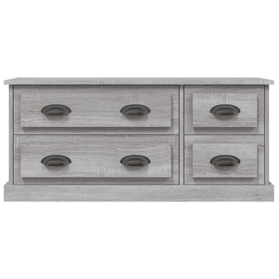 vidaXL Szafka pod TV, szary dąb sonoma, 100x35,5x45 cm
