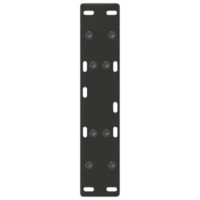 Nogi do stolika kawowego w kształcie litery A 2 szt. Czarne 30x(30-31) cm Stal