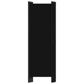 Parawan 6-panelowy, czarny, 300 x 180 cm