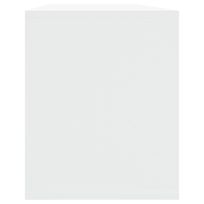 vidaXL Szafka pod TV, biała, 130x35x50 cm, płyta wiórowa