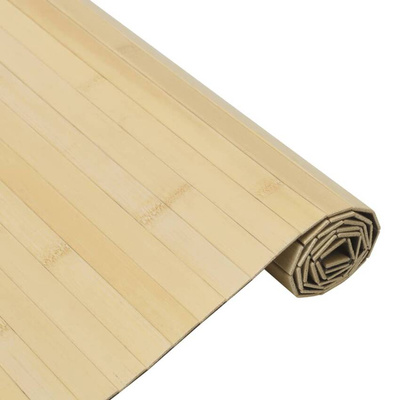 vidaXL Dywan prostokątny, jasny naturalny, 60x200 cm, bambusowy