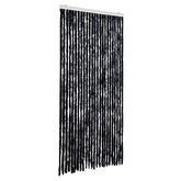Zasłona przeciwko owadom, antracytowa, 100x230 cm, szenil
