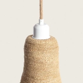 Lampa Wisząca Boho z Włókna Naturalnego Abruzzo Chiara E27