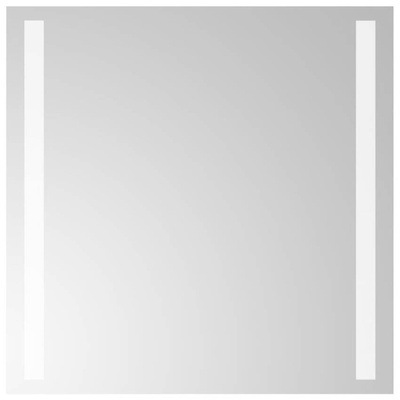 vidaXL Lustro łazienkowe z LED, 40x40 cm