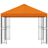Altana 3 x 3 m pomarańczowy Poliester i Stal 190 gsm