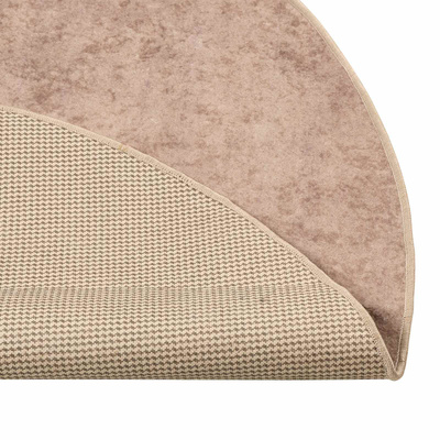 Chodnik dywanowy MARSA piaskowy 120 x 120 cm Poliester i PVC