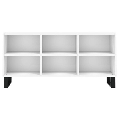 vidaXL Szafka pod TV, biała, 103,5x30x50 cm, materiał drewnopochodny
