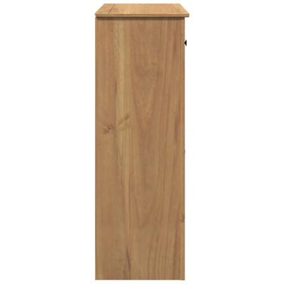 Szafka na buty PANAMA, 80x40x114 cm, lite drewno sosnowe