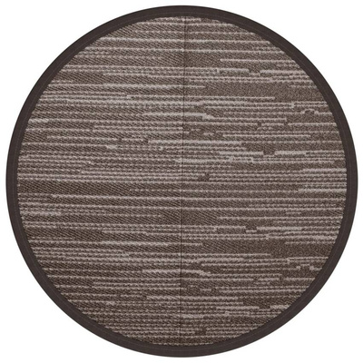 vidaXL Dywan na zewnątrz, brązowy, ?120 cm, PP