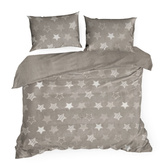 Pościel Flano beżowa 160x200