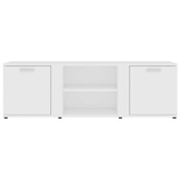 vidaXL Szafka pod TV, biała, 120x34x37 cm, materiał drewnopochodny