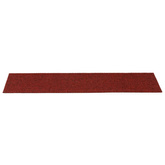 Maty na schody samoprzylepne 15 szt. 76x20 cm Bordowo-czerwone prostokątne