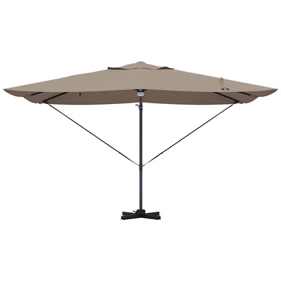 Parasol plażowy Ze LED Lights Ciemnoszary 351 x 250 x 253 cm