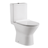 Kompakt wc, bezkołnierzowy, lumin okrągły, biały z deską wolnoopad. CE-88-001-W Invena