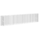 Podwyższona donica gabionowa galwanizowane żelazo 470x50x100 cm
