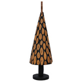 Choinka z podstawą Brązowy 149 cm Lite drewno tekowe