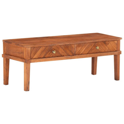 vidaXL Szafka pod TV, 110x40x41 cm, lite drewno akacjowe