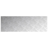 Stopień Prostokątny 2 pcs Srebrny 90 x 30 cm Aluminium