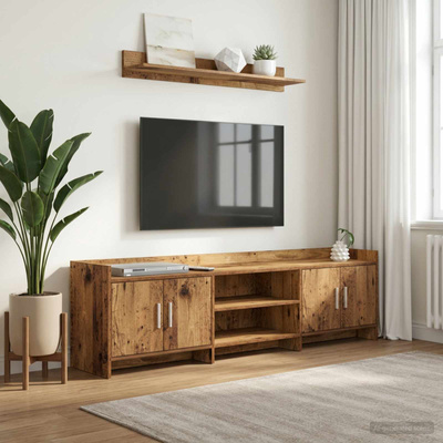Szafka pod telewizor 168 x 33 x 47 cm Stare drewno