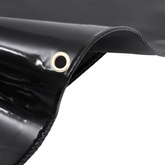 Plandeka 650 g/m?, 3 x 5 m, czarna