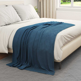 Koce narzutowe 24 pcs Granatowy 170 x 130 cm Polar