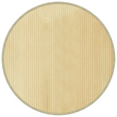 vidaXL Dywan okrągły, jasny naturalny, 100 cm, bambusowy