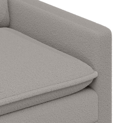 Sofa jasnoszary 156 x 81 x 87,5 cm tkanina
