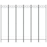 Parawan 6-panelowy, biały, 240x200 cm, tkanina