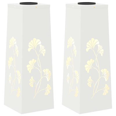 Słoneczna LED lampa na ścieżkę 2 pcs Biały