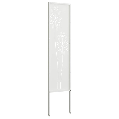 Ekran zapewniający prywatność w ogrodzie Biały 32 x 140 cm