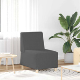 Modułowa sofa bez podłokietników 3 szt. Ciemnoszary