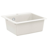 Zlew 80% Kwarc i 20% Żywica 470 x 440 mm Biały