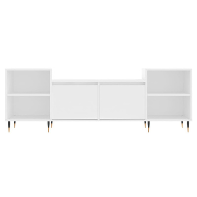 vidaXL Szafka pod TV, biała, 80x36x50 cm, materiał drewnopochodny wariant 14