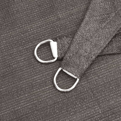 Żagiel przeciwsłoneczny, 160 g/m?, antracytowy, 2,5x2,5 m, HDPE