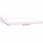 Topper na materac, 183x213x5 cm