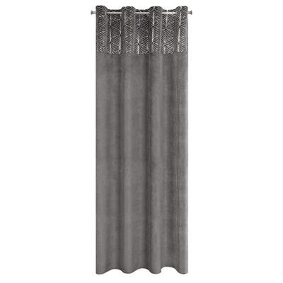 Zasłona Lindi grafitowa 140x250