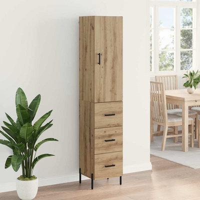 Highboard Dąb rzemieślniczy 34,5 x 34 x 180 cm
