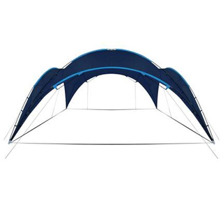 vidaXL Namiot imprezowy, łuk, 450x450x265 cm, ciemnoniebieski