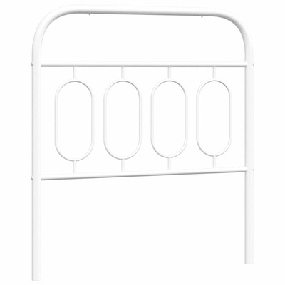 Metalowe wymienne wezgłowie, białe, 80 cm