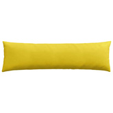 Poduszki na sofę 2 pcs Żółty 145 x 40 cm Tkanina sztruksowa
