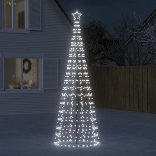 Choinka świąteczna LED z kolcami 570 diod LED Zimna biel 300 cm